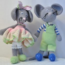 Crochet-amigurumi souris