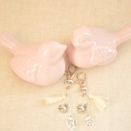 porte clef avec breloque tête de cheval.