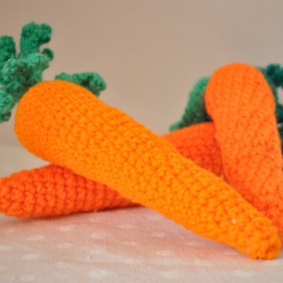 Carottes en crochet