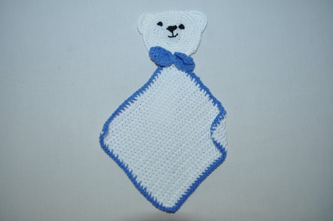 Doudou crochet en coton