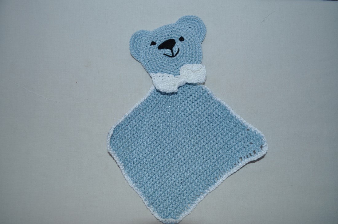 Doudou plat en crochet