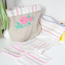 Ensemble lot lingettes démaquillante recyclé