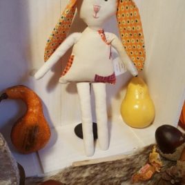 Poupée lapine de chiffon oeko-tex pour bébés et enfant