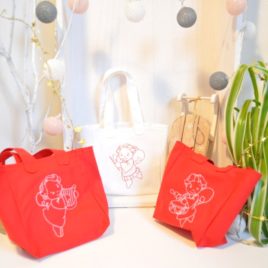 Petits sacs à cadeaux de noël broder d'angelots