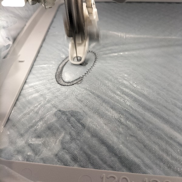 Broderie sur un doudou