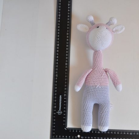 Doudou crochet girafe fait main - Dimension