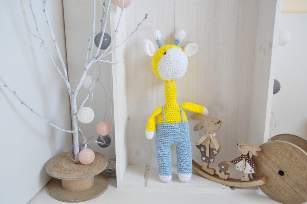 Doudou crochet girafe - Bébé Boutchou