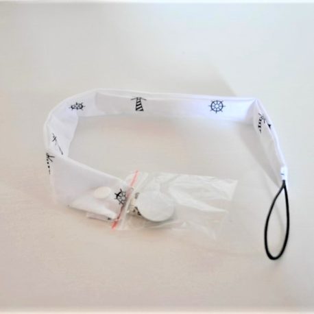 Attache-tétine en tissu oeko-tex pour Bébé et Enfant