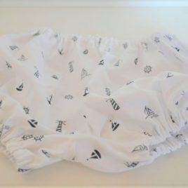 Baby bloomer marin création artisanale