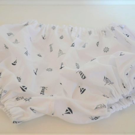 Baby bloomer marin création artisanale