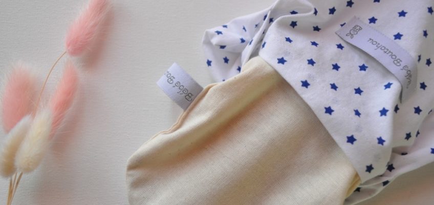 Bouillotte sèche pour bébé - Création artisanale