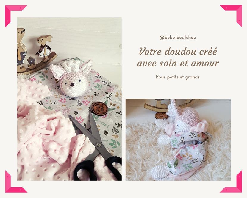 Comment composer son doudou en crochet et tissu