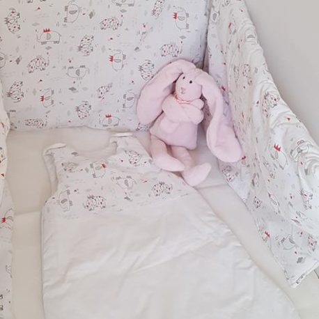 Doudou lapin polaire rose-création artisanale Bébé Boutchou