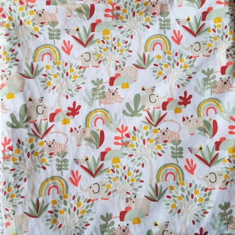 Coton fantaisie oeko-tex-arc en ciel