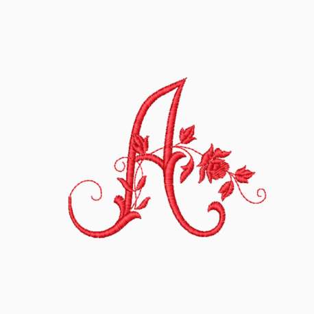 Monogramme-fleuri-A