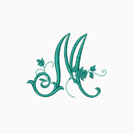 Monogramme-fleuri-M