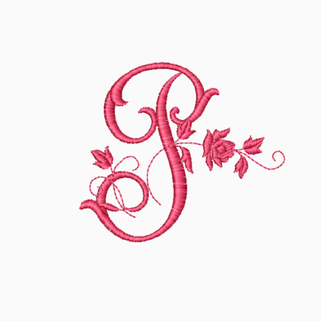 Monogramme-fleuri-P