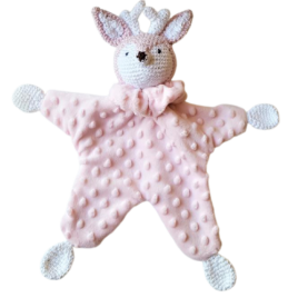 Doudou zanimo Fanette, création unique Bébé boutchou