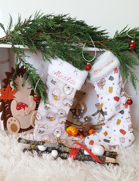 Chaussettes de Noël pour bébé avec un renne > Babystock