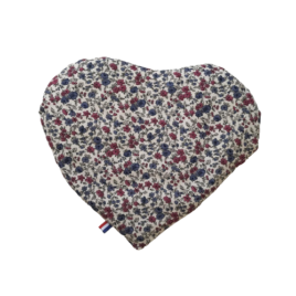 Bouillotte sèche en forme de coeur en noyaux de cerise - Bébé Boutchou