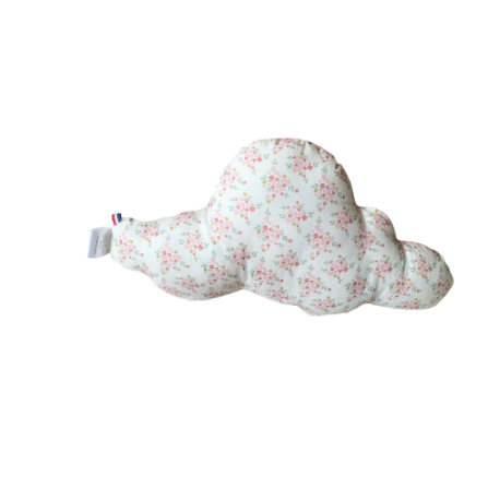 Coussin fleuri en forme de nuage - Bébé Boutchou