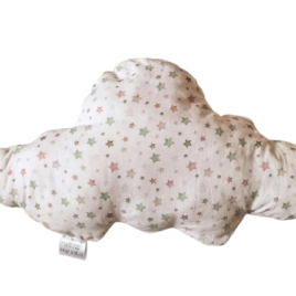 Coussin Bébé Crème Nuage Cloud Gaze de Coton Bio - Nobodinoz - Prairymood