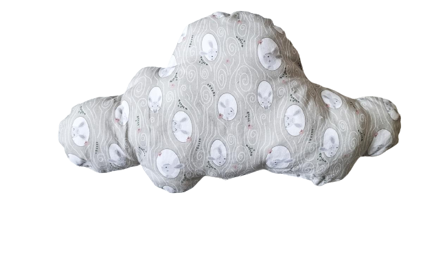 Coussin nuage en tissu- bébé boutchou