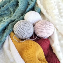 Prépration de doudou en bi matière - Bébé boutchou