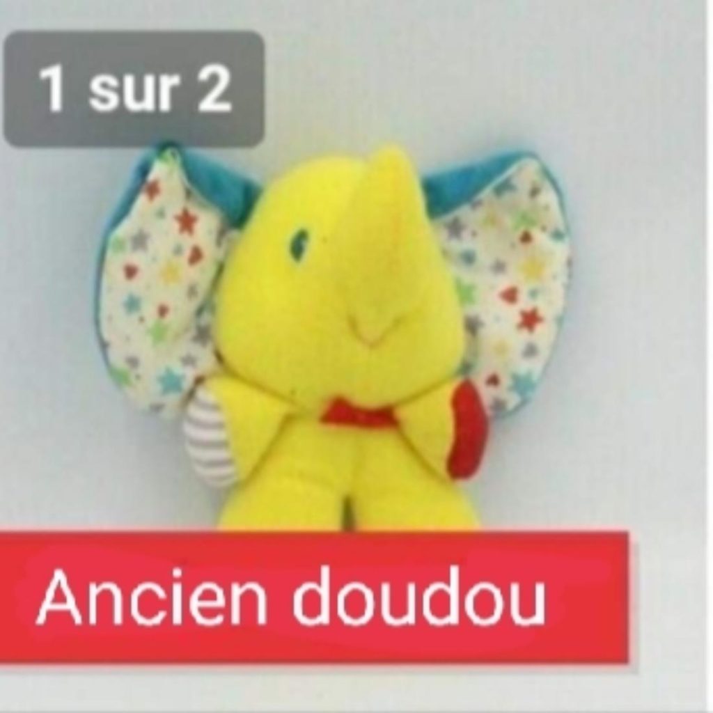 modèle ancien doudou elephant