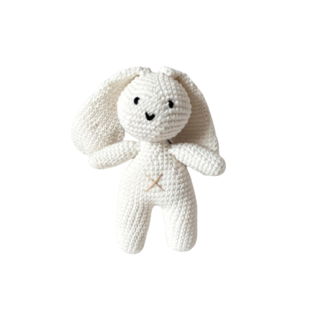 Doudou lapin amigurumi beige- Bébé Boutchou