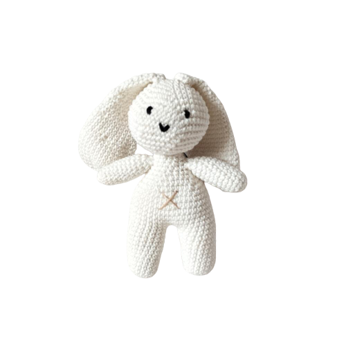Mini Lapinou amigurumi en crochet beige - Bébé Boutchou