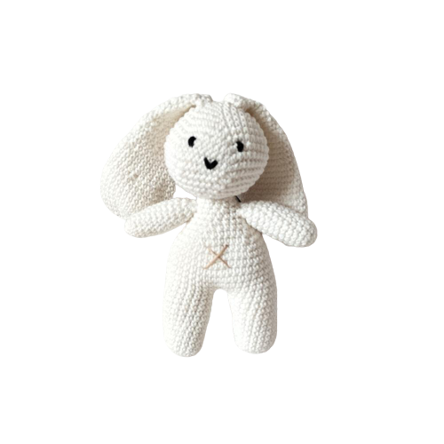 Doudou bouillotte anti-stress en coton BIO - Artisanal & Français