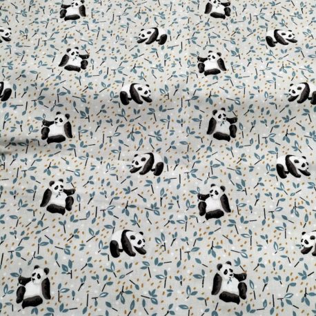 Tissu panda-oeko-tex