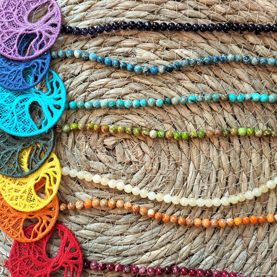 Broderie arbres ayurvédiques